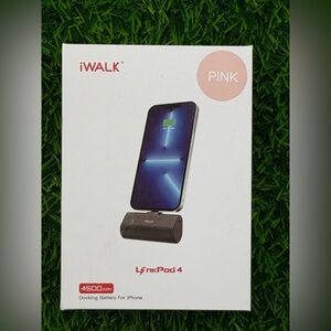 NEW iWALK PINK PORTABLE “LIGHTING” CHARGER!
